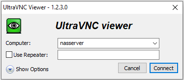 ultravnc viewer store password